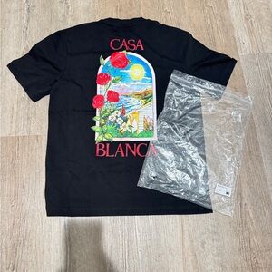 AMIRI Black Tee with Colorful Graphic